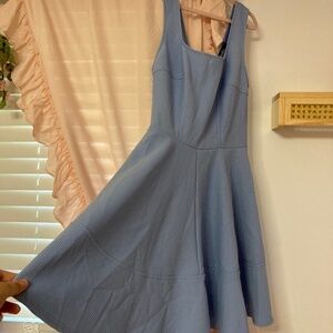 Lulus Home Before Daylight Periwinkle Skater A-line Mini Dress. Size medium .